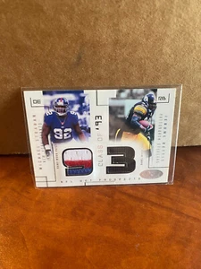 Strahan & Bettis 2002 Fleer Hot Prospects Class Of Patch /375 - Bild 1 von 2