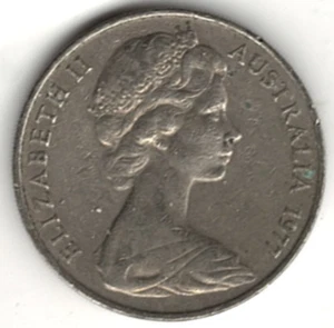 1977 AUSTRALIA 20 CENTS ~ YOU GRADE IT ~ PLEASE SEE THE SCAN G 3 - Picture 1 of 4