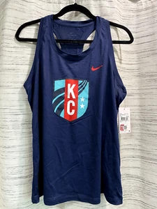 NWT Nike Legend classic tank KC Current Navy womens t back XL FREE SHIP! - Picture 1 of 6