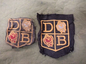 #D71. TWO OLD AUSTRALIAN ROWING CLUB CLOTH PATCHES - Picture 1 of 1