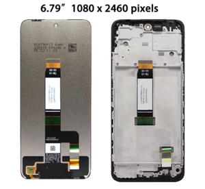 For Xiaomi Redmi Note 12R 23076RA4BC LCD Display Touch Screen Digitizer W/Frame - Picture 1 of 1
