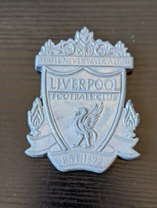 Massives Blei Liverpool FC Plakette 3,5 x 2,5 Zoll handgefertigt - Mancave - LFC - Bild 1 von 4