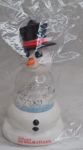 Disney's 101 Dalmations Snowman Snowglobe McDonalds 1996 Ornament VTG Sealed NOS - Picture 1 of 7