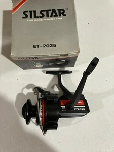 Vintage Silstar ET2035 L/R Hand Spinning Fishing Reel 4.6:1 Korea NIB - Picture 1 of 3