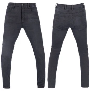 Pantalones de mezclilla elásticos Richa Nathan Aramid para motocicleta CE armadura negros - Imagen 1 de 6