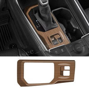 For Toyota Grand Highlander 2024 2025 Wood Grain Gear Shift Panel Cover Trim ABS - Imagen 1 de 7