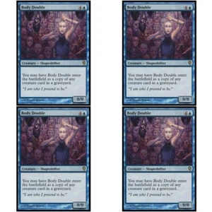 4 x BODY DOUBLE NM Jace vs Vraska MTG Blue - Shapeshifter Rare - Picture 1 of 1