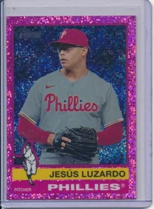 Jesus Luzardo 2025 Topps Heritage Pink Sparkle Chrome #478 - Picture 1 of 1