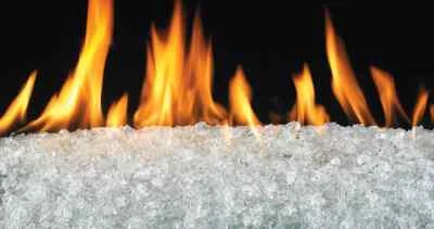 24" clear glass kit for natural gas fireplace or firepit # GLF-24-C - Image 1 of 3
