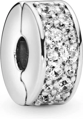AUTÉNTICO PANDORA PAVE CLIP ENCANTO #791817CZ Foto 1 de 4