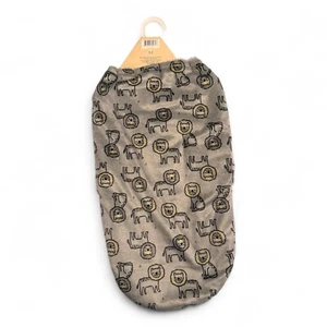 Gray Lions Newborn Swaddle Blanket - Picture 1 of 4