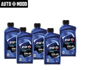 5X ELF EVOLUTION 700 STI 10W40 ACEA A3 B4 - Foto 1 di 3