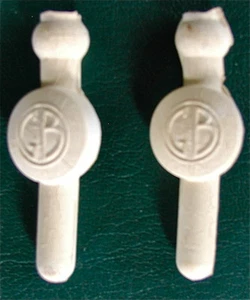 Abrazadera de cable GB-506 Buffer. Bicicleta DL-1 Roadster, Claud Butler, Blanca, Envío GRATIS EE. UU. - Imagen 1 de 5
