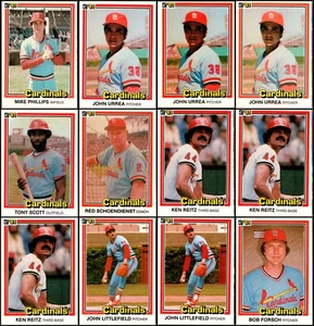 1981 St. Louis Cardinals (127) Card Lot - ADD SOME MAGIC TO YOUR COLLECTION –... - Picture 1 of 22