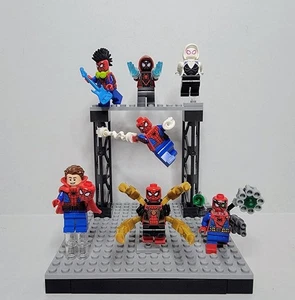 LEGO® Spider-Verse Bundle Cyborg Zombie Hunter Ghost Iron Spider Miles Morales - Picture 1 of 40