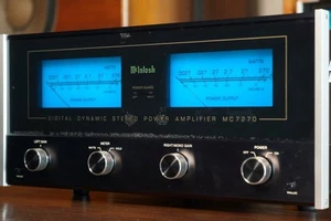 Amplificador de potencia estéreo McIntosh MC7270 firmado por el Sr. Gordon J. Gau funcionando - Imagen 1 de 12