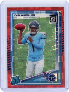 2025 Panini Donruss - Rated Rookie Cam Ward #350 Optic Preview Red Pandora (RC) - Bild 1 von 2