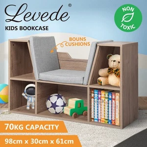 Levede Kids Bookcase Toys Box Shelf Storage Cabinet Container Children Organiser - Picture 1 of 11