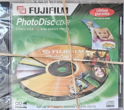 6x Fujifilm Photodisc Cd-r 700mb Fuji Film Photo Disc - Image 1 of 4
