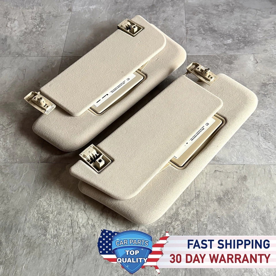 Juego de parasol 2003-2009 Mercedes E320 E350 E500 E550 E55 E63 AMG beige OEM Foto 1 de 4