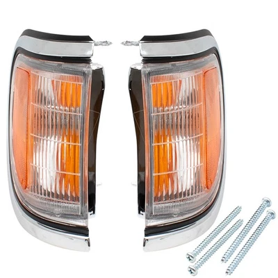 Compatível com 1995-1997 Tacoma Park/Sinal/Marcador Lateral 4WD Conjunto de Acabamento Cromado 81620040 - Imagem 1 de 4
