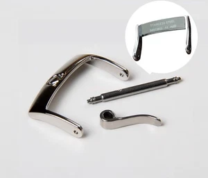 ORIGINAL OMEGA GEBÜRSTETES SILBER Verschluss #94511802 Schließe Größe 16 mm 18 mm 20 mm - Bild 1 von 5