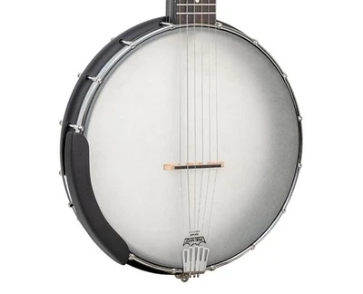 Banjo de 6 cuerdas compuesto acústico tono dorado AC-5+1 con bolsa de concierto - caja abierta Foto 1 de 4