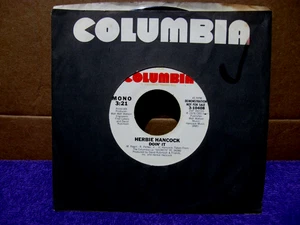 Herbie Hancock PROMO 45  Doin' It   1976  Columbia White Label VG++ VINYL - Imagen 1 de 3