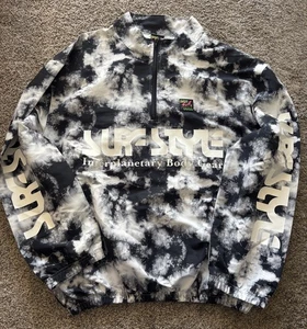 Excellent Vintage Surf Style Quarter Zip Pullover Windbreaker Sz XXL 2XL Tie Dye - Picture 1 of 8