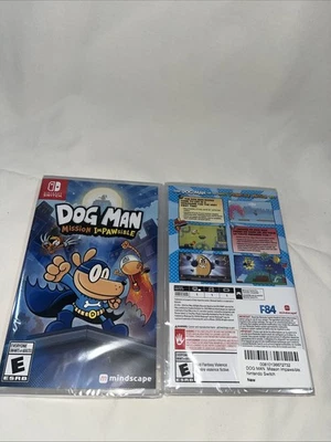 Dog Man Mission Impawsible - Nintendo Switch - Sealed - Brand New-