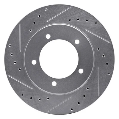 For Suzuki Grand Vitara 99-05 Brake Rotor eLINE Drilled & Slotted 1-Piece Front - Image 1 of 4
