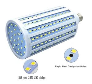 Huge Super Bright 500W Eq LED Bulb 60W 216-Chip Corn Light E26 8000lm Cool 6000K - Picture 1 of 10