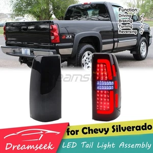 LED Tail Light Assembly for Chevy Silverado 99-06 GMC Sierra 99-02 w/ Turn Lamp - Picture 1 of 13