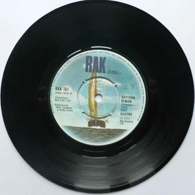 Suzi Quatro Daytona Demon 7" Rak RAK161 VG 1973 there is number written on si... - image 1 of 4