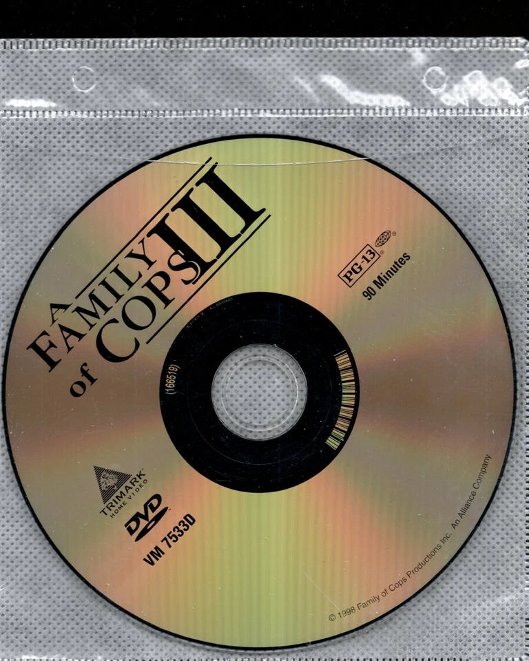 Family of Cops III 3 (1999) DVD  *DISC ONLY*  = REGION 1 - Charles Brosnan - Image 1 of 1