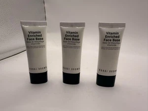 LOT OF 3 BOBBI BROWN VITAMIN ENRICHED FACE BASE 15ML EACH - Picture 1 of 1