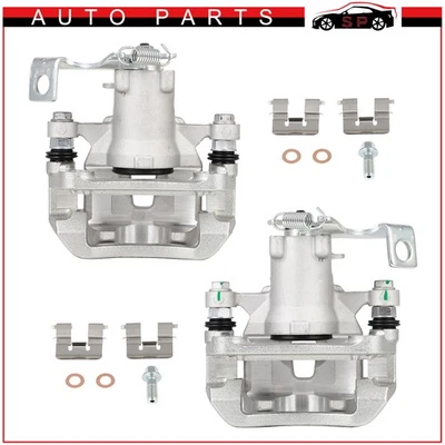 Rear Brake Calipers Bracket For 2013-2017 Hyundai Elantra GT 2014-2018 Kia Forte - Image 1 of 4