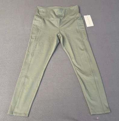 Leggings Danskin Damas tiro alto adheridos con bolsillos talla grande verde agave nuevos con etiquetas Foto 1 de 4