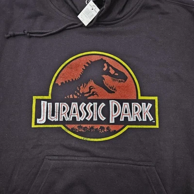 环球影城侏罗纪公园苦恼标志套衫连帽衫成人 L 码全新带标签  — 第 1/4 张图片