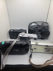 Digital Camera Lot Of Kodak EasyShare,  Cameo, Canon Powershot Free Shipping  - Picture 1 of 5