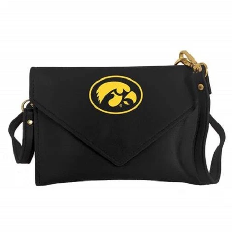 Iowa Hawkeyes NCAA Kara Crossbody Purse Stadium Approved Cover