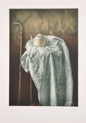 Willi Kissmer /Radierung /250 Exemplare /handsigniert/After Five - Bild 1 von 3