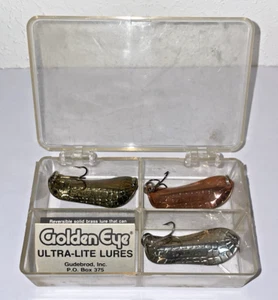 Vintage Gudebrod Golden Eye Peanut #3 Ultra Lite Lure Kit - Bild 1 von 5