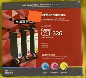 Office Depot for Canon CLI-226 Colors-NEW! - Picture 1 of 3