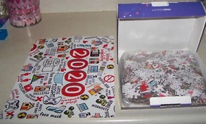 NEW 1000 Pc High Quality Jigsaw Puzzle 2020 Letter Hints on Back Exact Piece Fit - Picture 1 of 8
