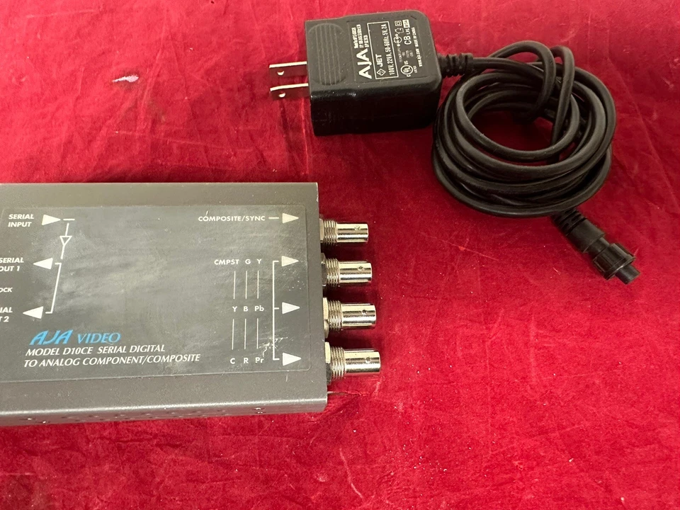 AJA D10CE Analog to Digital Video Converter Encoder w/ Power Supply - Image 1 of 1