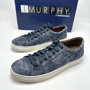 Johnston & Murphy Banks Lace To Toe Mens Size 9 M Sneaker Tru Foam Blue - Picture 1 of 6