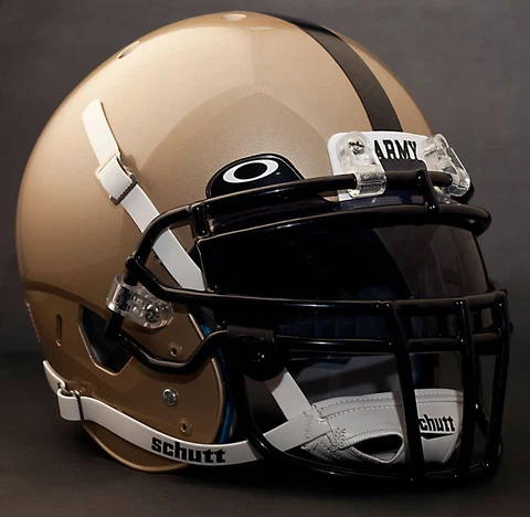 *CUSTOM* ARMY BLACK KNIGHTS NCAA Schutt XP Authentic GAMEDAY Football Helmet Cover