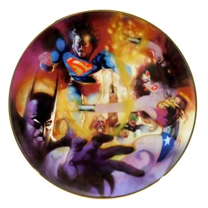 Justice League of America Plate from WB Galleries by Bill Sienkiewicz - Picture 1 of 3