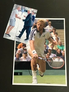 BORIS BECKER Tennis Legend Wimbledon in-person signed autograph 8x10 Photo - Picture 1 of 1